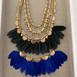 Stella & Dot Plume Necklace